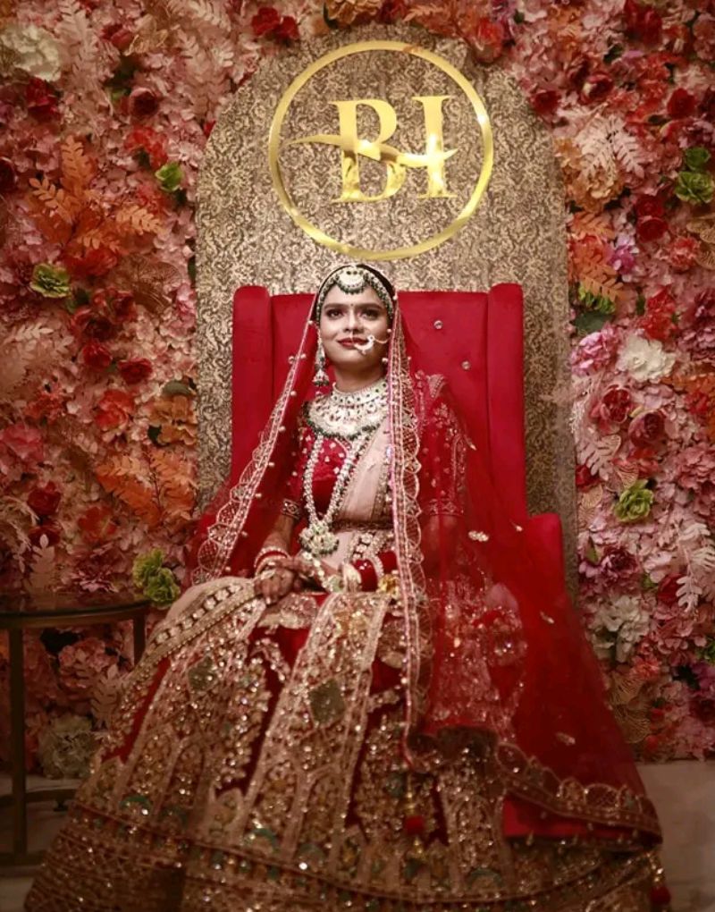 Vibrant mehendi and sangeet celebration setup