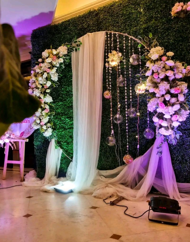 Romantic beach destination wedding setup in Goa